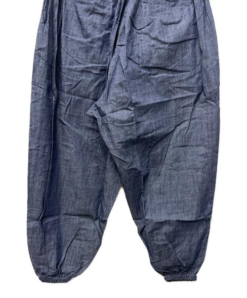 Jih Nunc（ジーヌンク）Jih Nunc (ジーヌンク) リネン混ワイドバルーンパンツ ネイビー サイズ:Ｓの古着・服飾アイテム