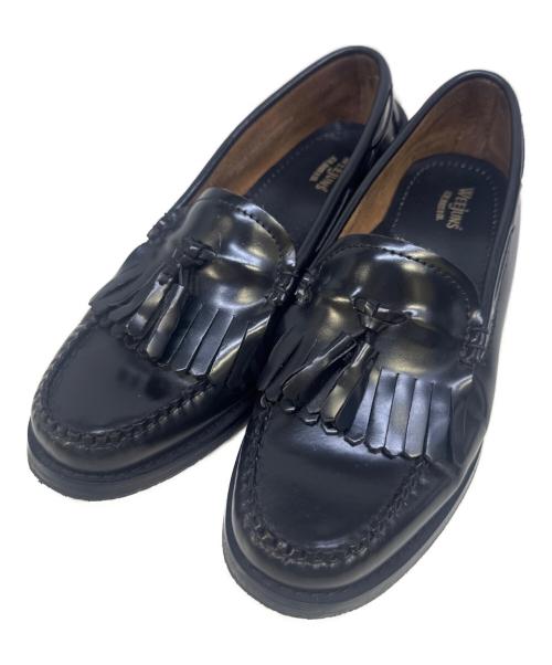 G.H.BASS&CO.（ジー・エイチ・バス）G.H.BASS&CO. (ジー・エイチ・バス) weejuns タッセルローファー ブラック サイズ:37 1/2の古着・服飾アイテム