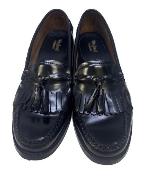 G.H.BASS&CO.（ジー・エイチ・バス）G.H.BASS&CO. (ジー・エイチ・バス) weejuns タッセルローファー ブラック サイズ:37 1/2の古着・服飾アイテム