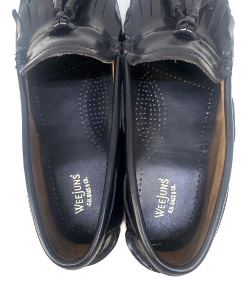 G.H.BASS&CO.（ジー・エイチ・バス）G.H.BASS&CO. (ジー・エイチ・バス) weejuns タッセルローファー ブラック サイズ:37 1/2の古着・服飾アイテム