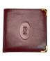 Cartier（カルティエ）の古着「2つ折り財布」｜ブラウン