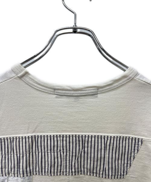 COMME des GARCONS JUNYA WATANABE MAN（コム デ ギャルソン ジュンヤ ワタナベ マン）COMME des GARCONS JUNYA WATANABE MAN (コム デ ギャルソン ジュンヤ ワタナベ マン) 半袖カットソー ホワイト サイズ:Mの古着・服飾アイテム