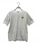 PLAY COMME des GARCONSプレイコムデギャルソン）の古着「半袖カットソー」｜ホワイト