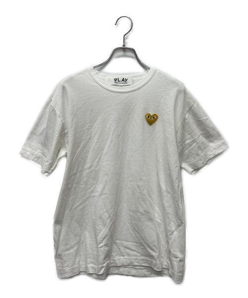 PLAY COMME des GARCONS（プレイコムデギャルソン）PLAY COMME des GARCONS (プレイコムデギャルソン) 半袖カットソー ホワイト サイズ:Ｌの古着・服飾アイテム