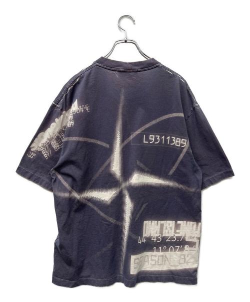 STONE ISLAND（ストーンアイランド）STONE ISLAND (ストーンアイランド) SS Y2K Compass Tee ブルー サイズ:Mの古着・服飾アイテム