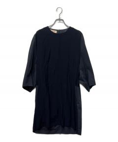 ★JIL SANDER ★ チュニック XS★ 中古・古着通販】JIL SANDER (ジルサンダー) 五分袖チュニックブラウス