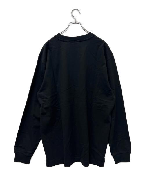 WHOOSIS（フーシス）WHOOSIS (フーシス) チェンソーマンロングスリーブカットソー ブラック サイズ:ＸＬの古着・服飾アイテム