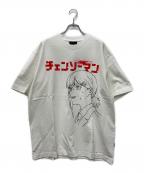 WHOOSISフーシス）の古着「チェンソーマンTシャツ」｜ホワイト