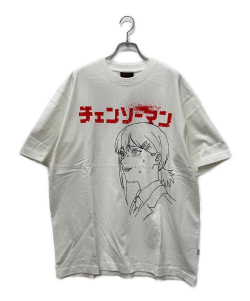 WHOOSIS（フーシス）WHOOSIS (フーシス) チェンソーマンTシャツ ホワイト サイズ:ＸＬの古着・服飾アイテム