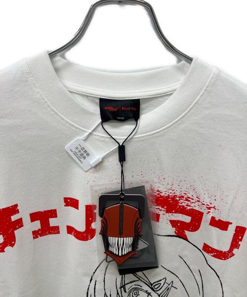 WHOOSIS（フーシス）WHOOSIS (フーシス) チェンソーマンTシャツ ホワイト サイズ:ＸＬの古着・服飾アイテム