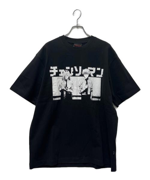 WHOOSIS（フーシス）WHOOSIS (フーシス) チェンソーマンTシャツ ブラック サイズ:ＸＬの古着・服飾アイテム