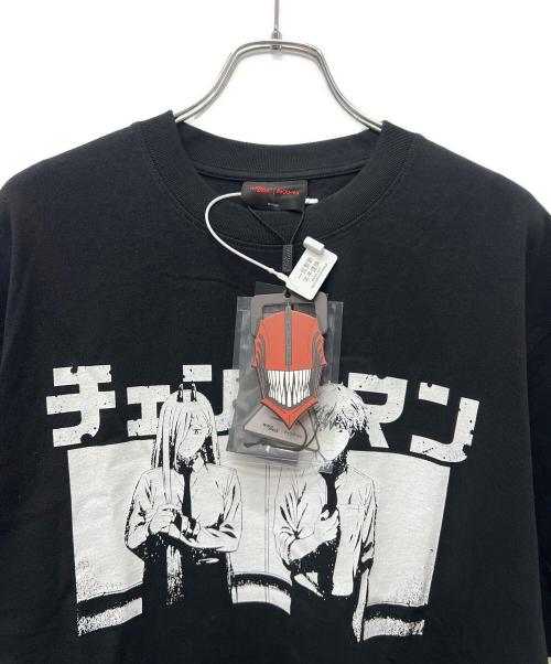 WHOOSIS（フーシス）WHOOSIS (フーシス) チェンソーマンTシャツ ブラック サイズ:ＸＬの古着・服飾アイテム