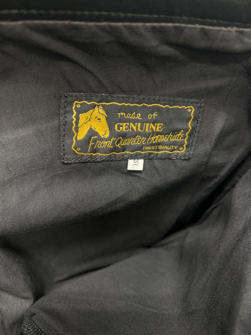 Aero LEATHER（エアロレザー）Aero LEATHER (エアロレザー) ホースハイドパンツ ブラック サイズ:３１の古着・服飾アイテム