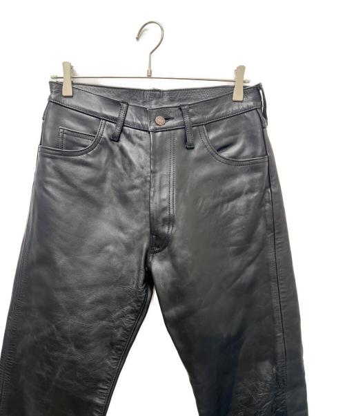 Aero LEATHER（エアロレザー）Aero LEATHER (エアロレザー) ホースハイドパンツ ブラック サイズ:３１の古着・服飾アイテム