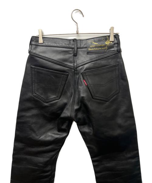 Aero LEATHER（エアロレザー）Aero LEATHER (エアロレザー) ホースハイドパンツ ブラック サイズ:３１の古着・服飾アイテム