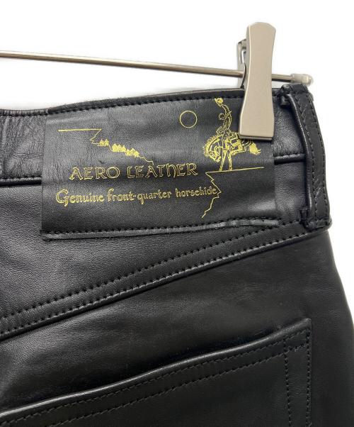 Aero LEATHER（エアロレザー）Aero LEATHER (エアロレザー) ホースハイドパンツ ブラック サイズ:３１の古着・服飾アイテム