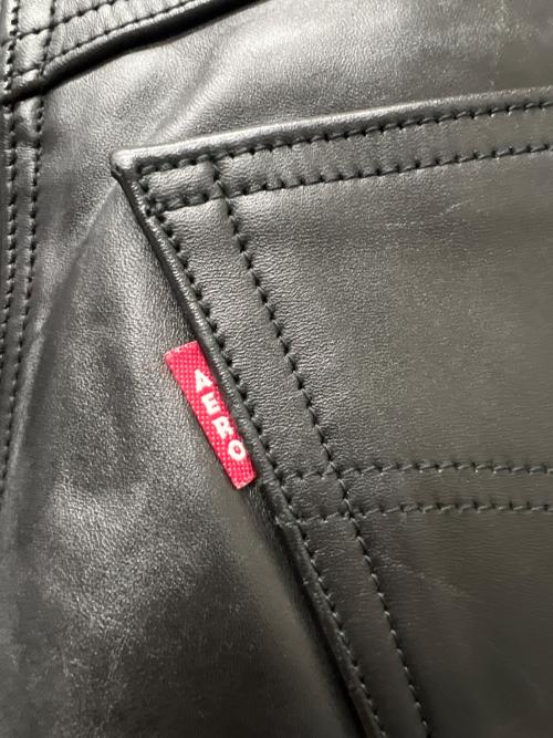 Aero LEATHER（エアロレザー）Aero LEATHER (エアロレザー) ホースハイドパンツ ブラック サイズ:３１の古着・服飾アイテム