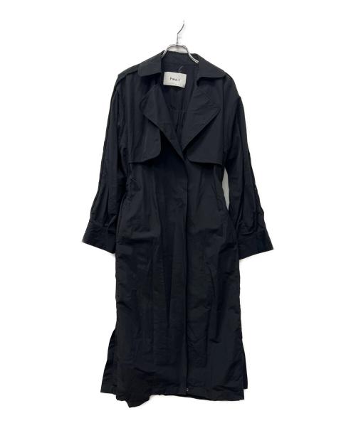 Parc.1（パルクアン）Parc.1 (パルクアン) デザインナイロンコート ブラック サイズ:１の古着・服飾アイテム