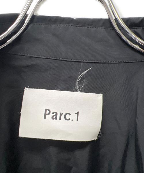 Parc.1（パルクアン）Parc.1 (パルクアン) デザインナイロンコート ブラック サイズ:１の古着・服飾アイテム