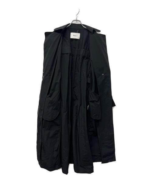 Parc.1（パルクアン）Parc.1 (パルクアン) デザインナイロンコート ブラック サイズ:１の古着・服飾アイテム