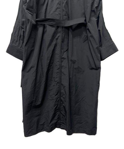 Parc.1（パルクアン）Parc.1 (パルクアン) デザインナイロンコート ブラック サイズ:１の古着・服飾アイテム