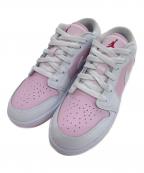 NIKEナイキ）の古着「GS Air Jordan 1 Low」｜ピンク×ホワイト