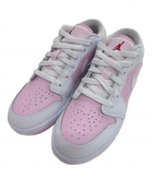 NIKE（ナイキ）の古着「GS Air Jordan 1 Low」｜ピンク×ホワイト