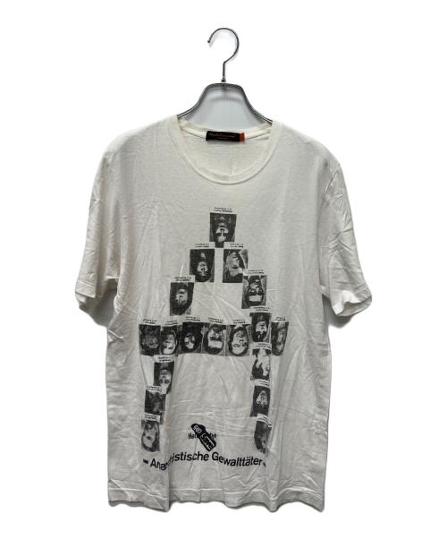 UNDERCOVERISM（アンダーカバーイズム）UNDERCOVERISM (アンダーカバーイズム) ドイツ赤軍指名手配 Tシャツ ホワイト サイズ:２の古着・服飾アイテム