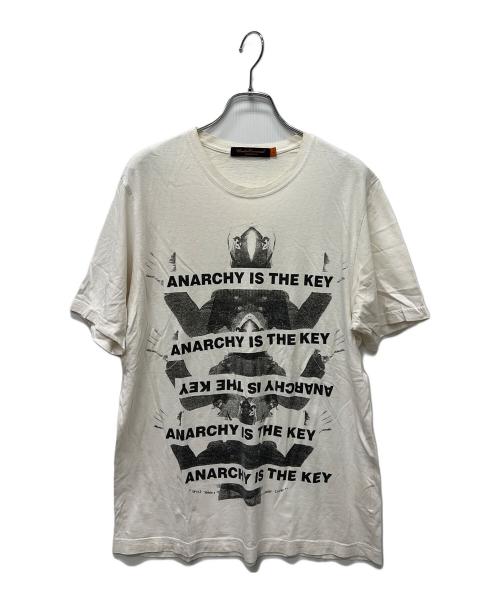 UNDERCOVERISM（アンダーカバーイズム）UNDERCOVERISM (アンダーカバーイズム) ANARCHY IS THE KEY Tシャツ ホワイト サイズ:２の古着・服飾アイテム