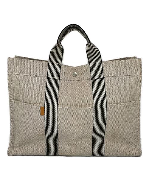 HERMES（エルメス）HERMES (エルメス) トートバッグ ライトグレーの古着・服飾アイテム
