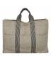 HERMES (エルメス) トートバッグ ライトグレー：12000円