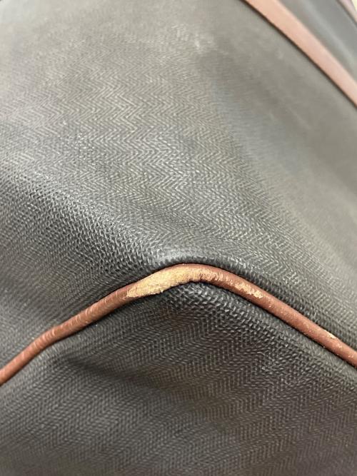 dunhill（ダンヒル）dunhill (ダンヒル) 2wayボストンバッグ ダークブラウン×ブラウンの古着・服飾アイテム
