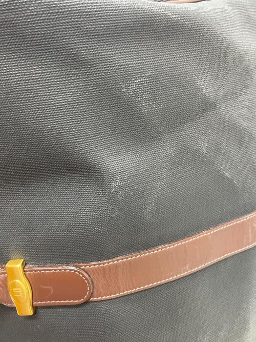 dunhill（ダンヒル）dunhill (ダンヒル) 2wayボストンバッグ ダークブラウン×ブラウンの古着・服飾アイテム