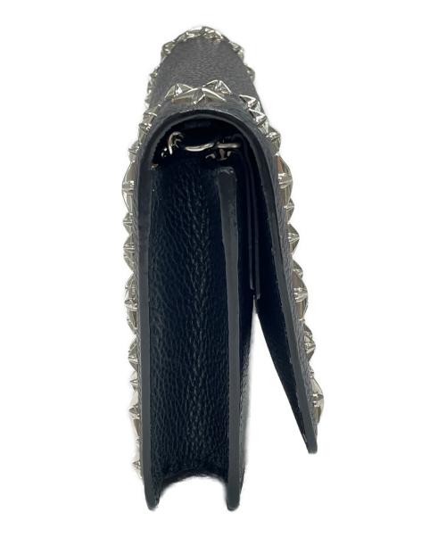 JIMMY CHOO（ジミーチュウ）JIMMY CHOO (ジミーチュウ) チェーンショルダーバッグ ブラックの古着・服飾アイテム