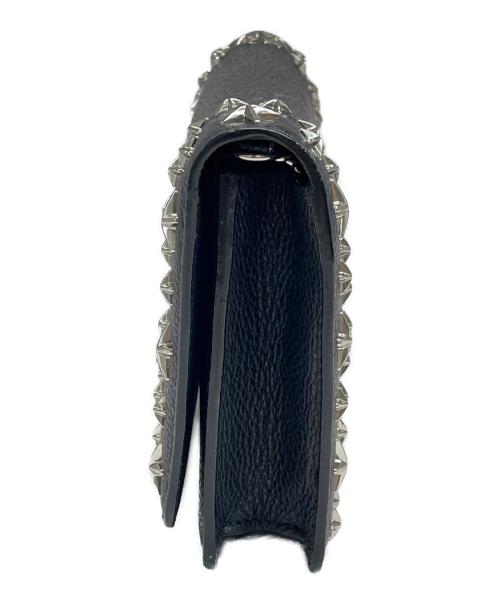 JIMMY CHOO（ジミーチュウ）JIMMY CHOO (ジミーチュウ) チェーンショルダーバッグ ブラックの古着・服飾アイテム