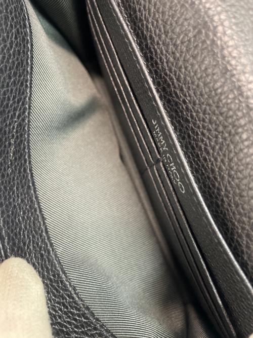 JIMMY CHOO（ジミーチュウ）JIMMY CHOO (ジミーチュウ) チェーンショルダーバッグ ブラックの古着・服飾アイテム