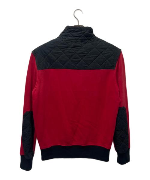 POLO RALPH LAUREN（ポロ・ラルフローレン）POLO RALPH LAUREN (ポロ・ラルフローレン) ハーフジッププルオーバースウェット レッド×ブラック サイズ:Ｌの古着・服飾アイテム