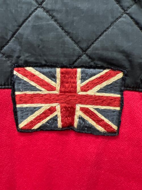 POLO RALPH LAUREN（ポロ・ラルフローレン）POLO RALPH LAUREN (ポロ・ラルフローレン) ハーフジッププルオーバースウェット レッド×ブラック サイズ:Ｌの古着・服飾アイテム