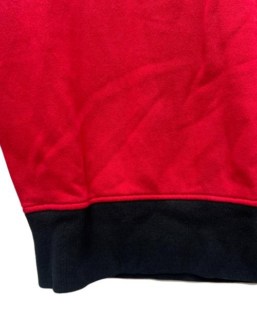 POLO RALPH LAUREN（ポロ・ラルフローレン）POLO RALPH LAUREN (ポロ・ラルフローレン) ハーフジッププルオーバースウェット レッド×ブラック サイズ:Ｌの古着・服飾アイテム