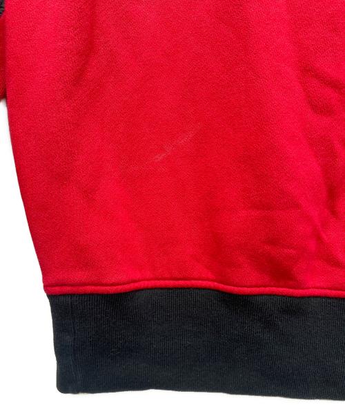 POLO RALPH LAUREN（ポロ・ラルフローレン）POLO RALPH LAUREN (ポロ・ラルフローレン) ハーフジッププルオーバースウェット レッド×ブラック サイズ:Ｌの古着・服飾アイテム
