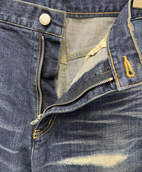 uniform experiment（ユニフォームエクスペリメント）uniform experiment (ユニフォームエクスペリメント) デニムパンツ ブルー サイズ:４の古着・服飾アイテム