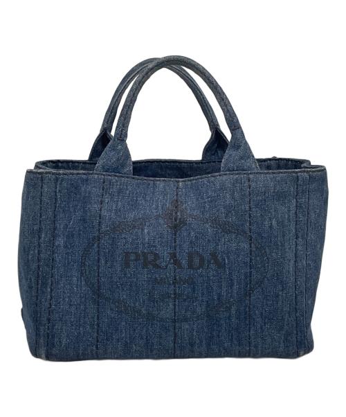 PRADA（プラダ）PRADA (プラダ) カナパトートバッグ インディゴの古着・服飾アイテム