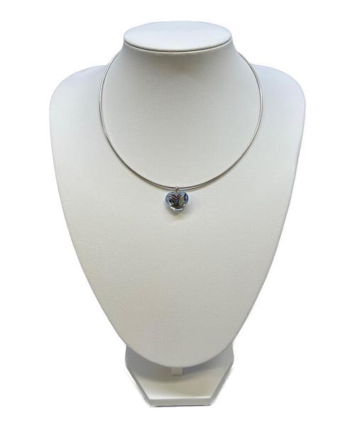 Baccarat（バカラ）Baccarat (バカラ) ハートチャームネックレス シルバーの古着・服飾アイテム