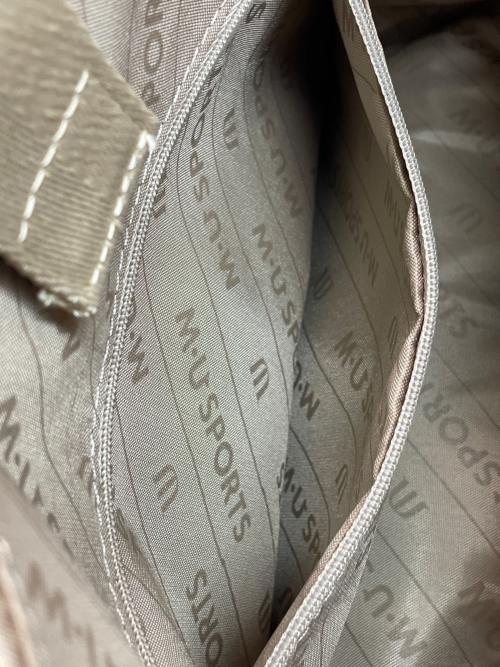 M U SPORTS（エムユースポーツ）M U SPORTS (エムユースポーツ) バッグ ベージュの古着・服飾アイテム