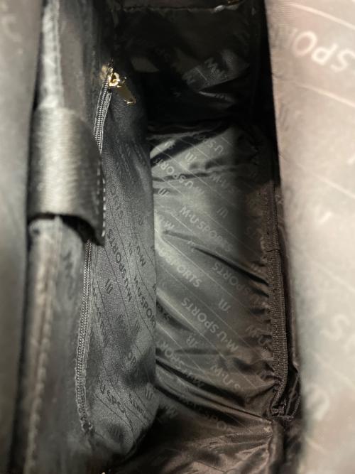 M U SPORTS（エムユースポーツ）M U SPORTS (エムユースポーツ) バッグ ブラックの古着・服飾アイテム