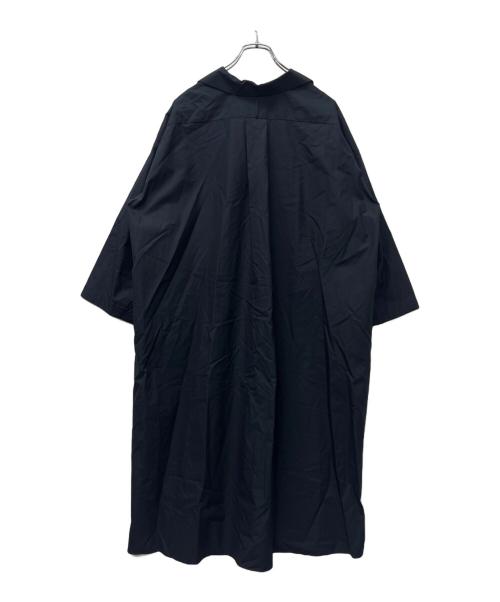 DRAWER（ドゥロワー）DRAWER (ドゥロワー) コットンウェザーワンピース ネイビー サイズ:３６の古着・服飾アイテム