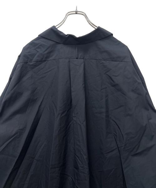 DRAWER（ドゥロワー）DRAWER (ドゥロワー) コットンウェザーワンピース ネイビー サイズ:３６の古着・服飾アイテム