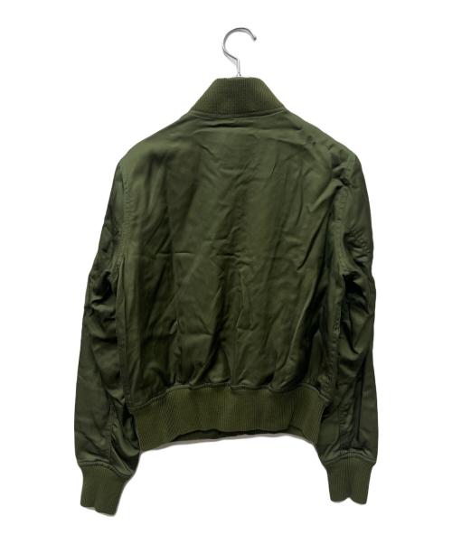 POLO RALPH LAUREN（ポロ・ラルフローレン）POLO RALPH LAUREN (ポロ・ラルフローレン) MA-1ジャケット カーキ サイズ:ＸＳの古着・服飾アイテム