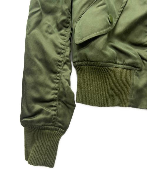 POLO RALPH LAUREN（ポロ・ラルフローレン）POLO RALPH LAUREN (ポロ・ラルフローレン) MA-1ジャケット カーキ サイズ:ＸＳの古着・服飾アイテム