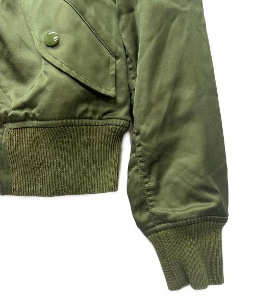 POLO RALPH LAUREN（ポロ・ラルフローレン）POLO RALPH LAUREN (ポロ・ラルフローレン) MA-1ジャケット カーキ サイズ:ＸＳの古着・服飾アイテム